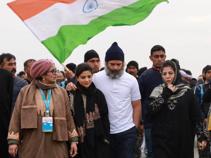 Το Bharat Jodo Yatra του Rahul Gandhi ολοκληρώθηκε στο Srinagar