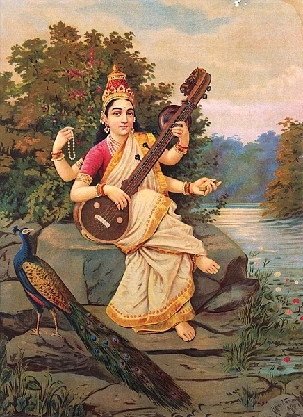 Celebrações de Saraswati Puja hoje