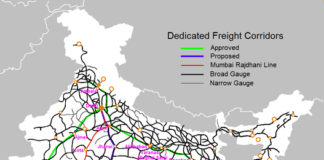 India commissioned 1724 Km of Dedicated Freight Corridors (DFC) till January 2023 India commissioned 1724 Km of Dedicated Freight Corridors (DFC) till January 2023