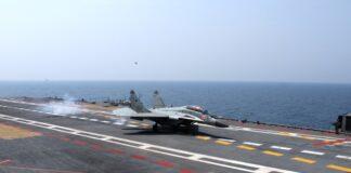 Fighter aircrafts Integrate with the Aircraft Carrier INS Vikrant   Fighter aircrafts integrate with the Aircraft Carrier INS Vikrant