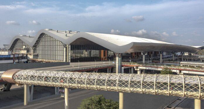 O novo Terminal Integrado de última geração no Aeroporto de Chennai